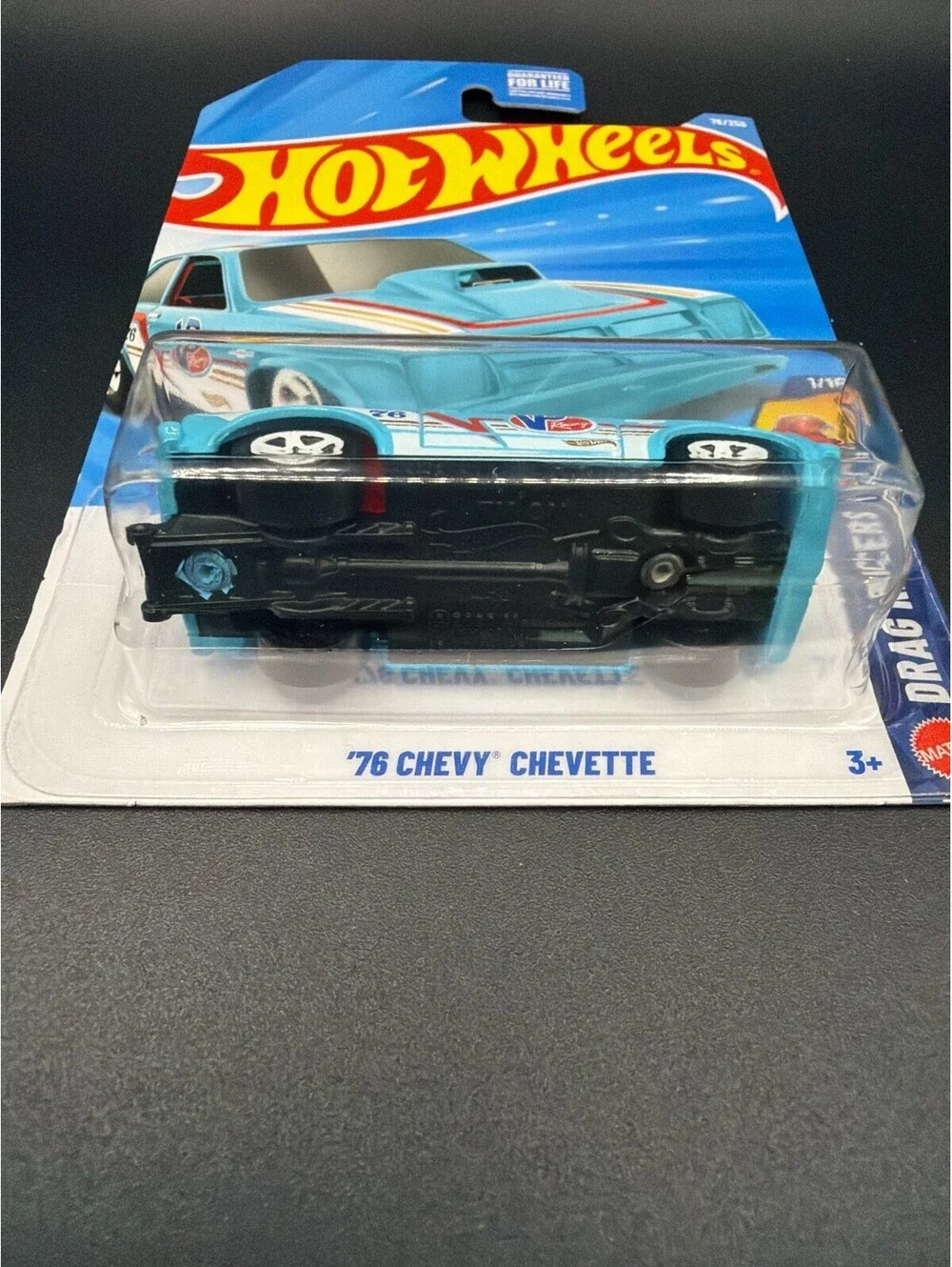 Hot Wheels 76 Chevy Chevette Sky Blue VP Racing Drag Racer 76/250 JJJ40 2025 New